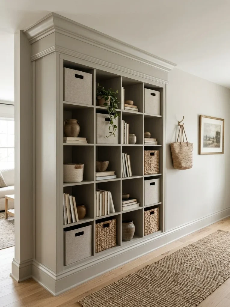 Built-In Entryway storage