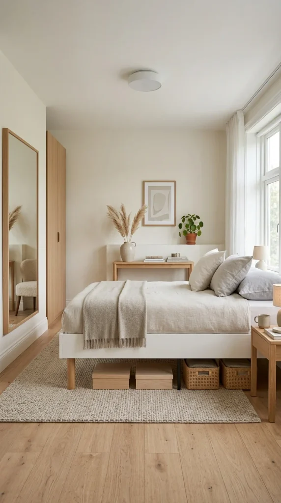 IKEA Bedroom Hack: Raise Your Bed on Risers for a Hidden Storage Floor