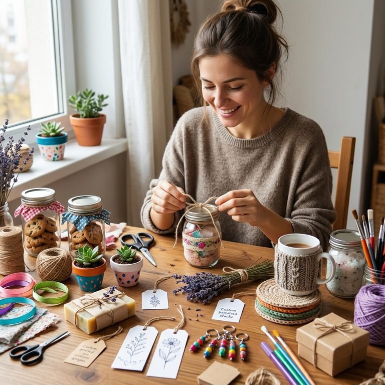 15 Creative Handmade Gift Ideas Under $10 for Every Budget. Cute, affordable DIY presents made with love and creativity.